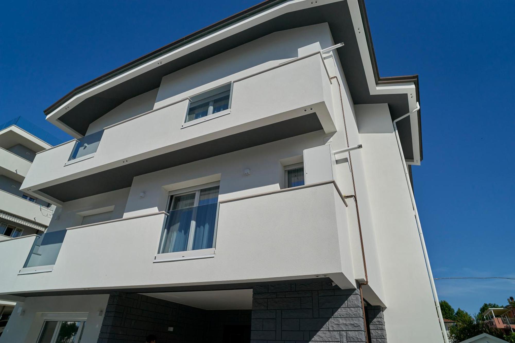 Villa Borghesi Suites Fronte Mare Rimini Exteriör bild